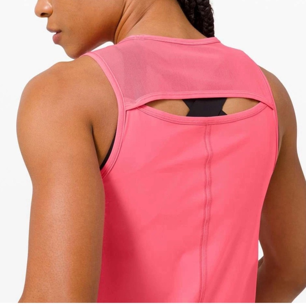 NWOT Lululemon Size 6 Sculpt Tank Guava Pink Lightweight Top Classic Fit